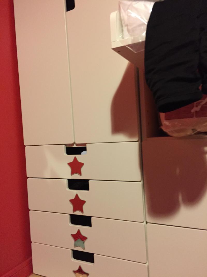 Combinaison de rangements avec portes et tiroirs stuva ikea : avis