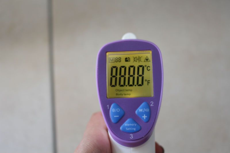 test thermometre avantek jaune