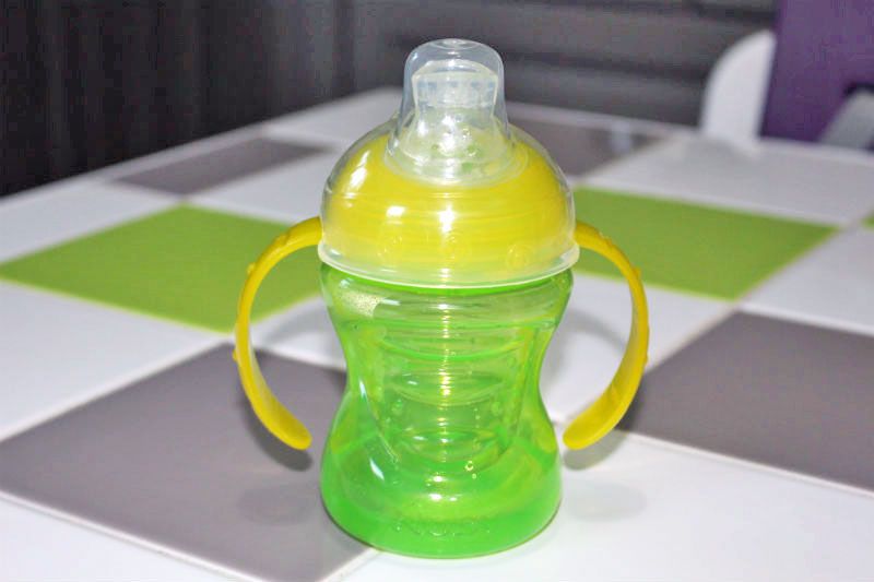 tasse anti fuite nuby test