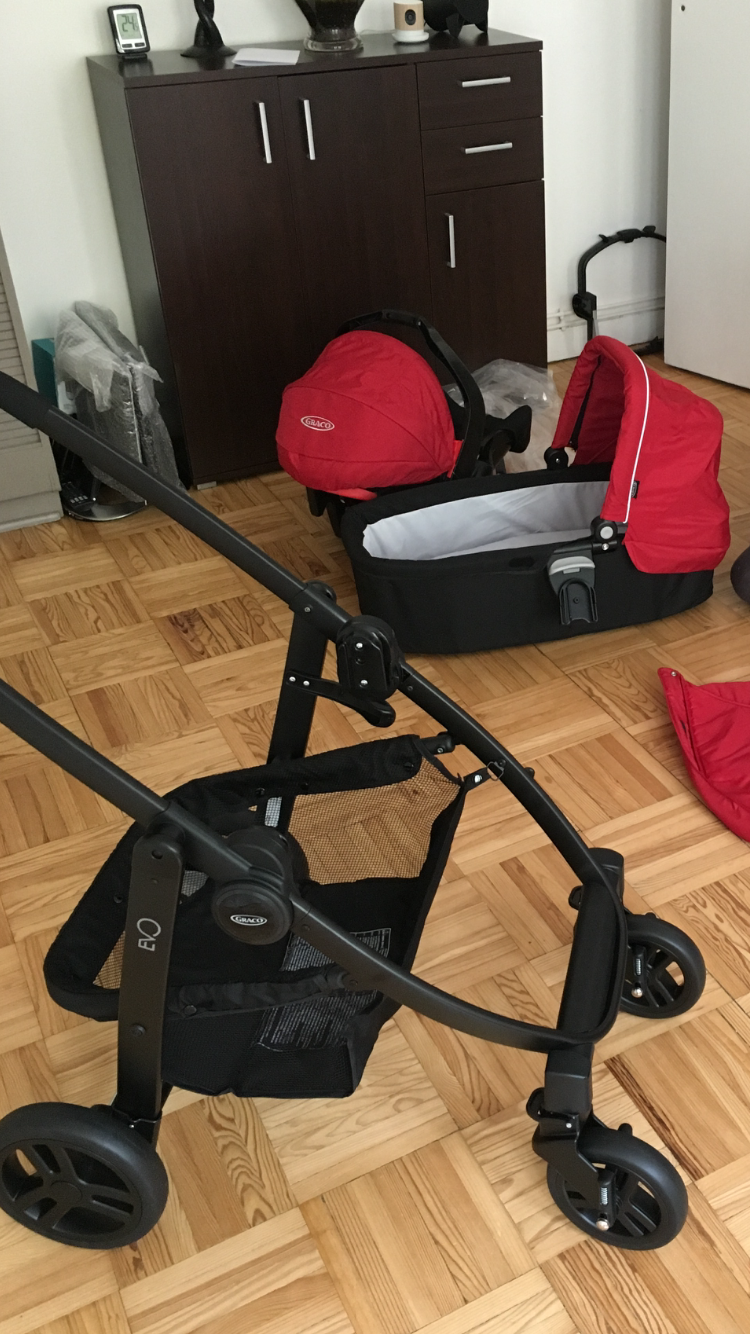poussette trio graco evo