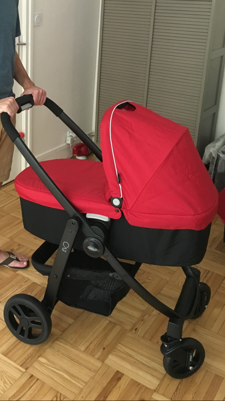 poussette trio graco evo