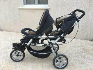 poussette double jane powertwin pro avec cosy