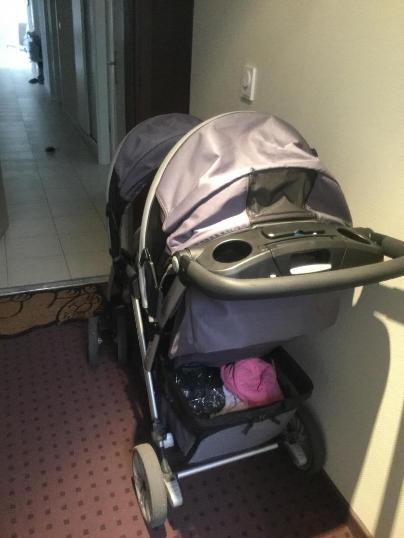 poussette double chicco together avec cosy