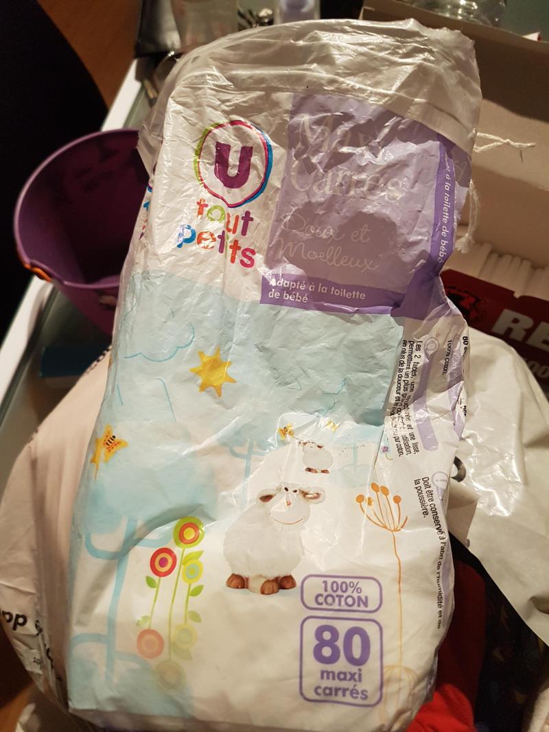 Cotons Maxi Carres U Tout Petits Comparateur Avis Prix