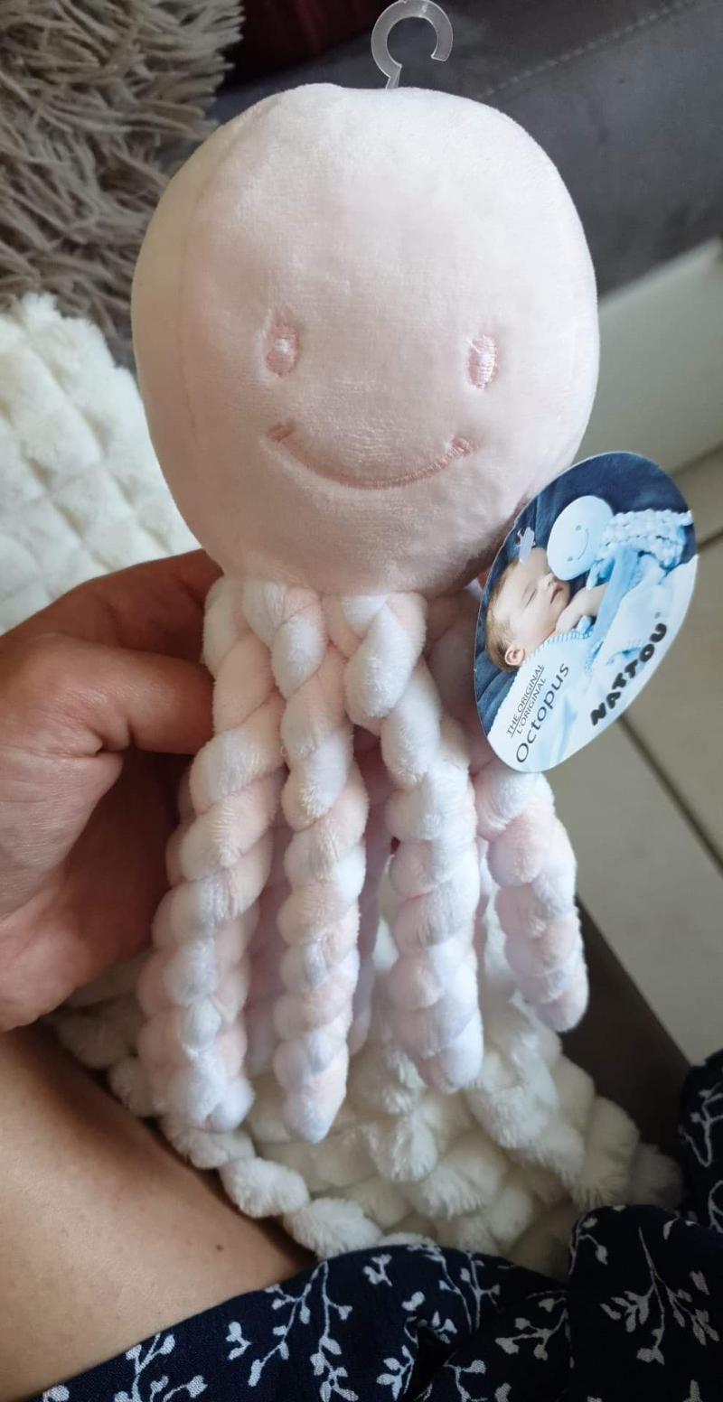 doudou pieuvre nattou