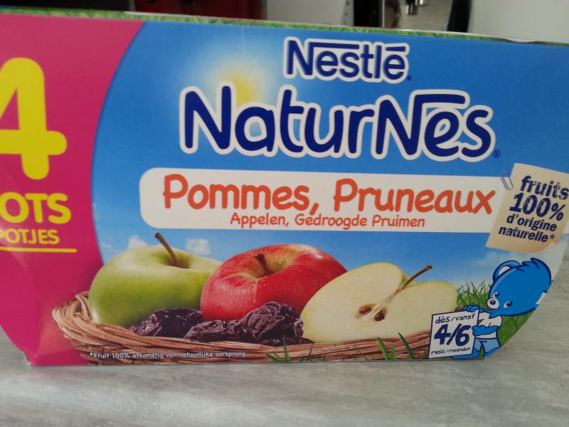 Naturnes Compote Pommes Pruneaux NESTLÉ Avis et comparateur de prix