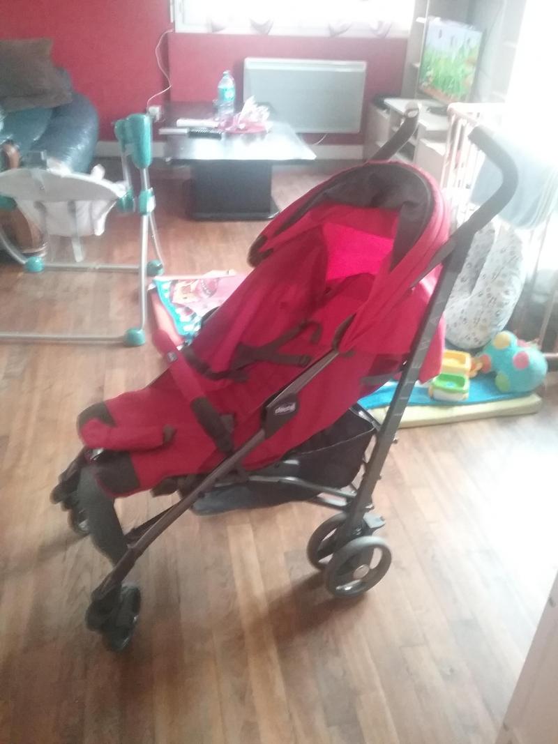 poussette chicco lite way rose