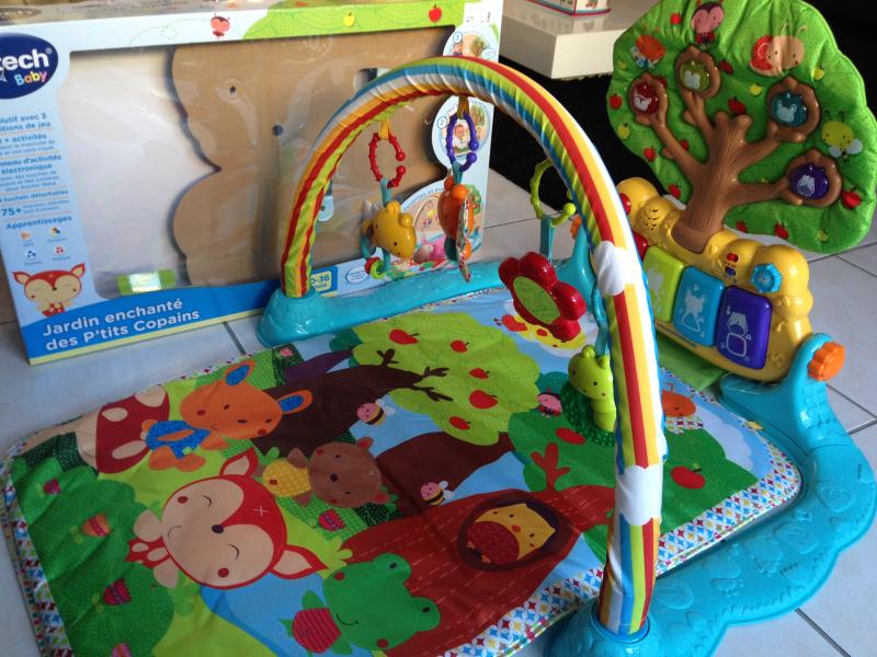 tapis de jeux et d eveil bebe puericulture 190605 jardin enchante des ptits copains vtech