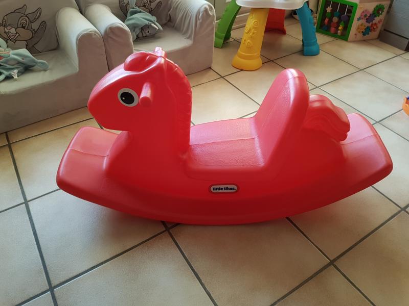 cheval à bascule little tikes occasion