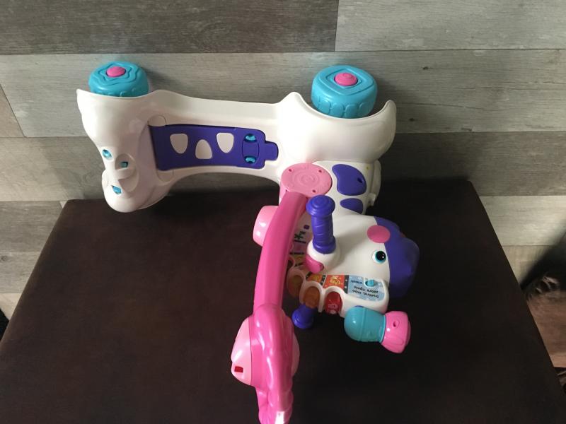 zebre vtech porteur pousseur trotinette