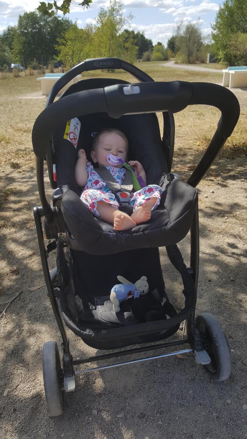 poussette combinée graco evo charcoal 2015