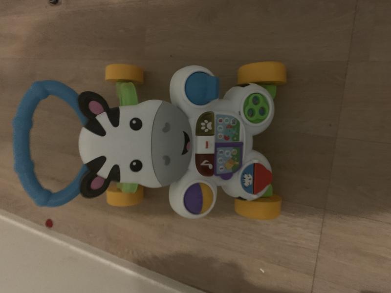 trotteur zebre parlant fisher price avis
