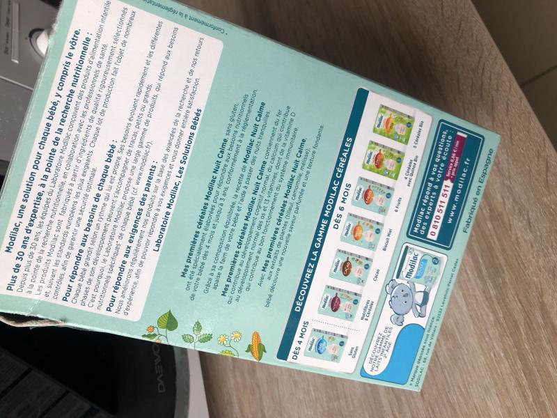 Mes 1eres Cereales Nuit Calme Modilac Comparateur Avis Prix