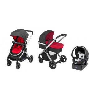 chicco poussette combinée trio pack urban plus dune