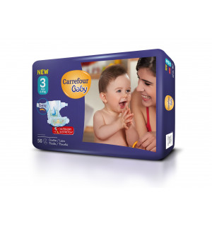 Couches Bebe 4 9 Kg Midi X56 Carrefour Comparateur Avis Prix