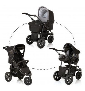 Viper Hauck Poussette 3 Roues noir//beige