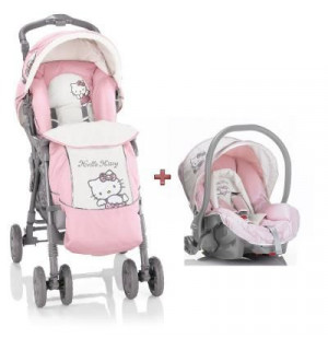 Poussette combiné Hello Kitty BREVI : Avis
