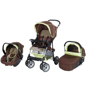 poussette chicco trio vert anis