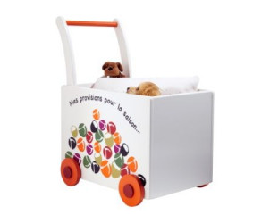 Coffre De Rangement Bebe A Roulettes Theme Secret De Foret