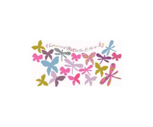 37 Stickers Papillons Et Libellules Chambre Fille Vertbaudet