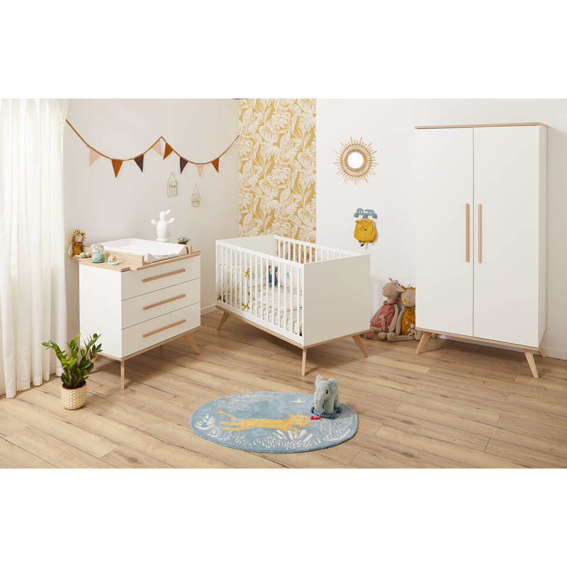 Chambre Lit 60x120 Commode Armoire Fanon Bebe 9 Comparateur Avis Prix