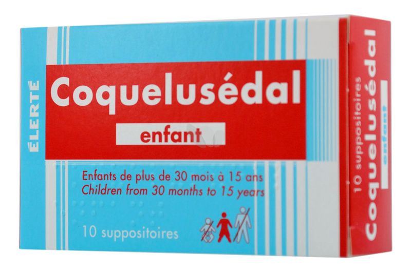 Coquelusedal Nourrisson Suppositoire Boite De 10 Suppositoires