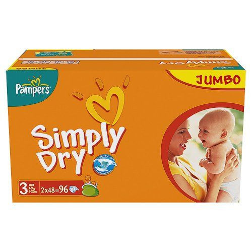 Simply Dry Couches Taille 3 Midi PAMPERS Avis
