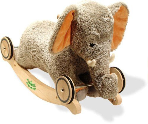 Animal bascule et roulette avec