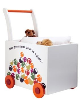 Coffre De Rangement Bebe A Roulettes Theme Secret De Foret Vertbaudet Avis Et Comparateur De Prix