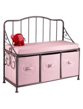 Banc Coffre Fille Metal Et Tissu Vertbaudet Avis Et Comparateur