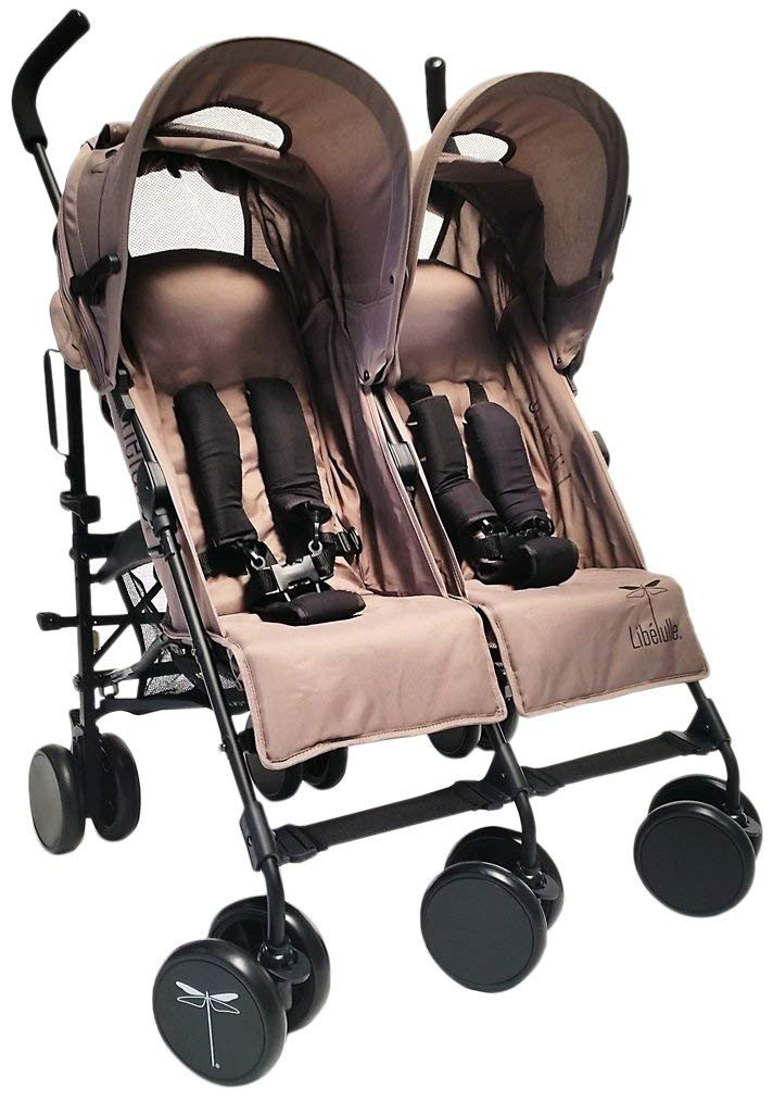 achat poussette canne double