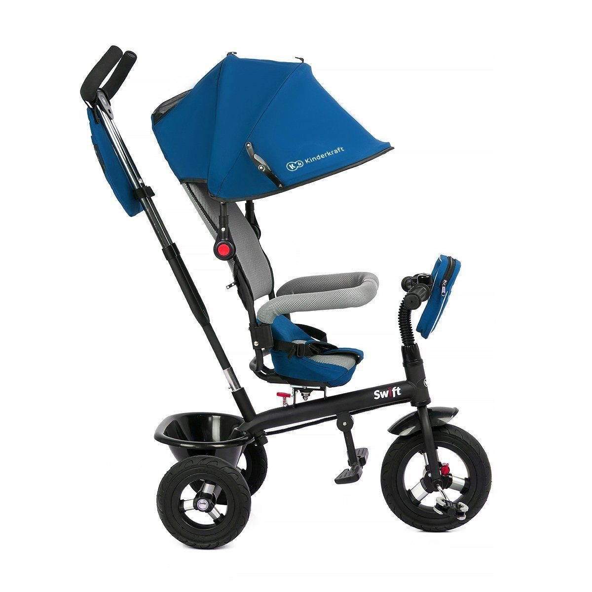 tricycle poussette 3 roues 2 en 1 kinderkraft