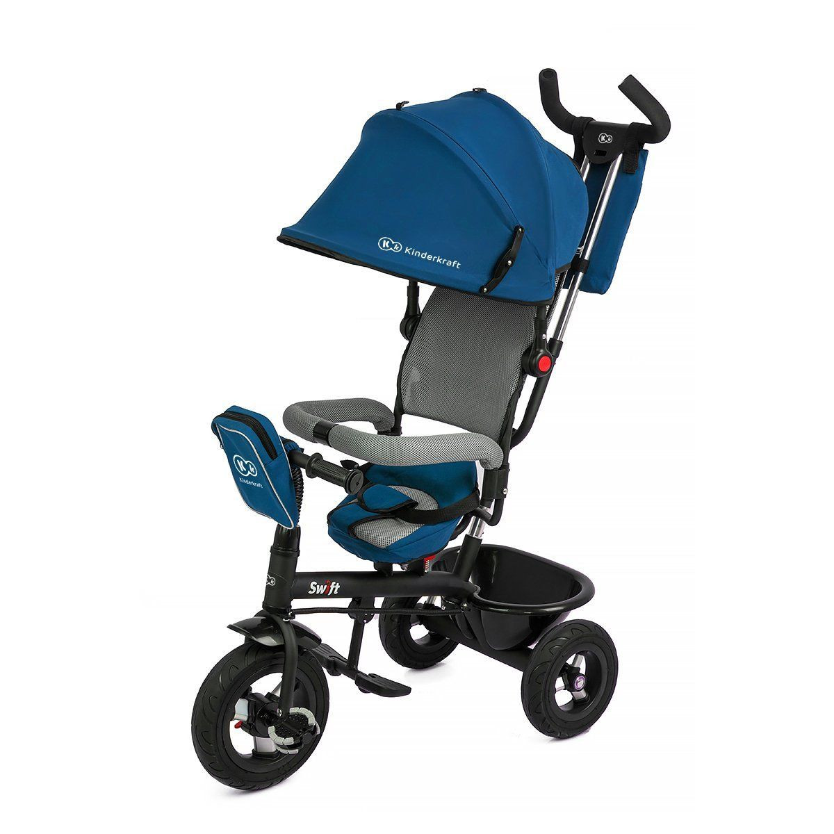 tricycle poussette 3 roues 2 en 1 kinderkraft