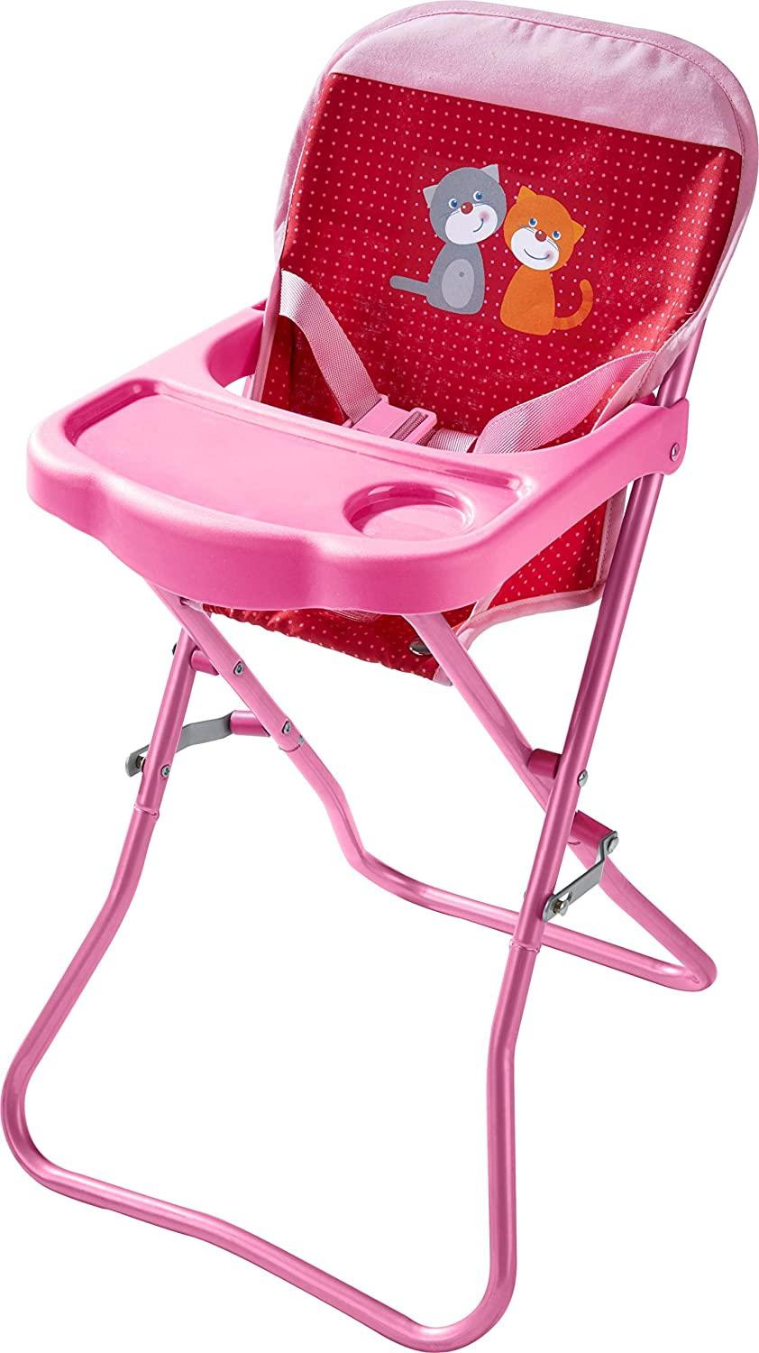 Chaise haute pour poupée Pré fleuri HABA  Comparateur, Avis, Prix