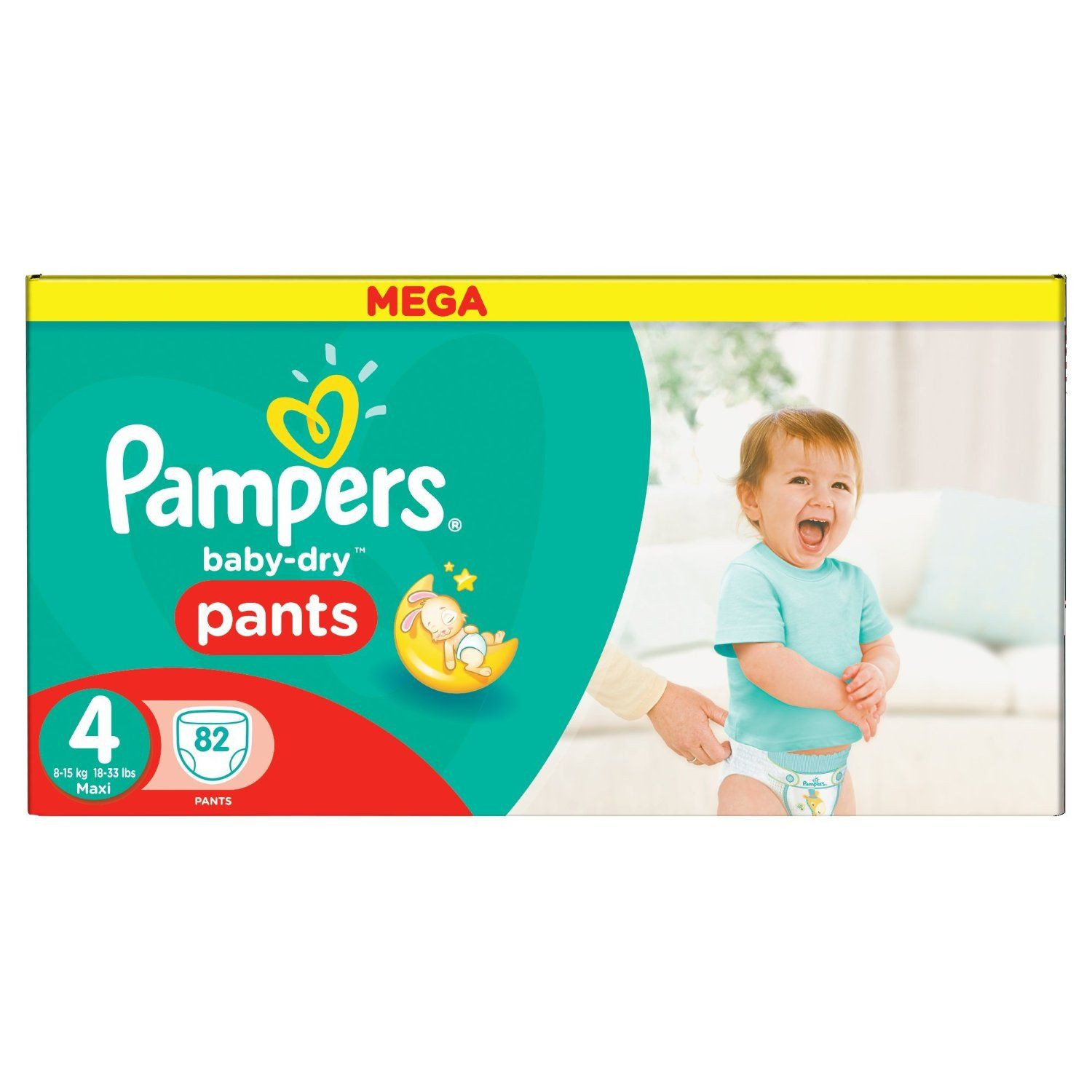 Couches Pampers Baby Dry Pants Taille 4