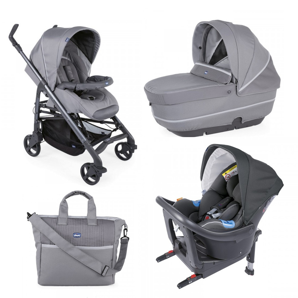 poussette trio love black chicco
