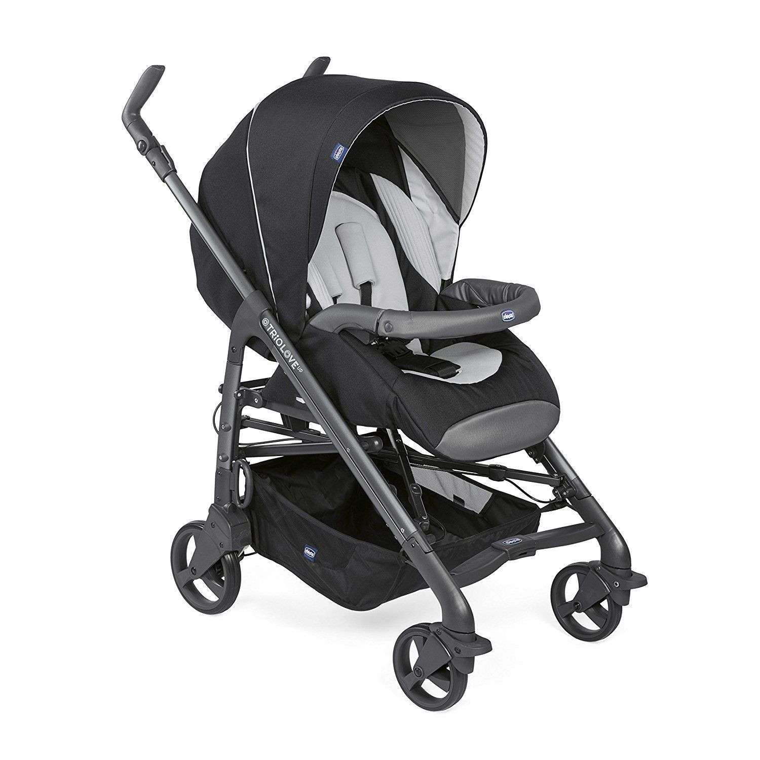 poussette trio chicco orange
