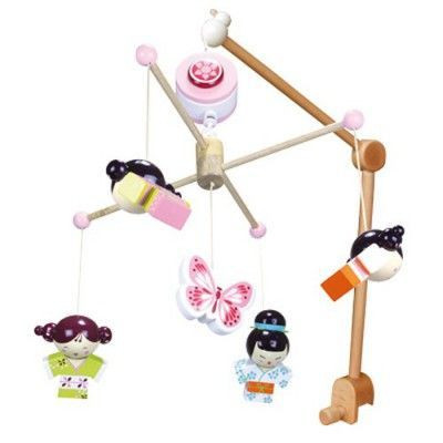 Mobile Musical Bois Kokeshi Le Coin Des Enfants Comparateur Avis Prix