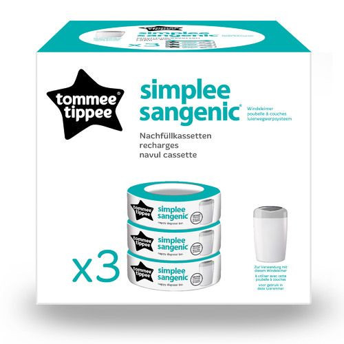 Recharge Pour Poubelle A Couches Sangenic Simplee Tommee Tippee Comparateur Avis Prix