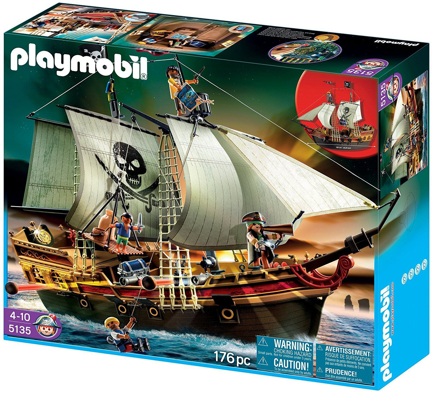 bateau playmobil pirate