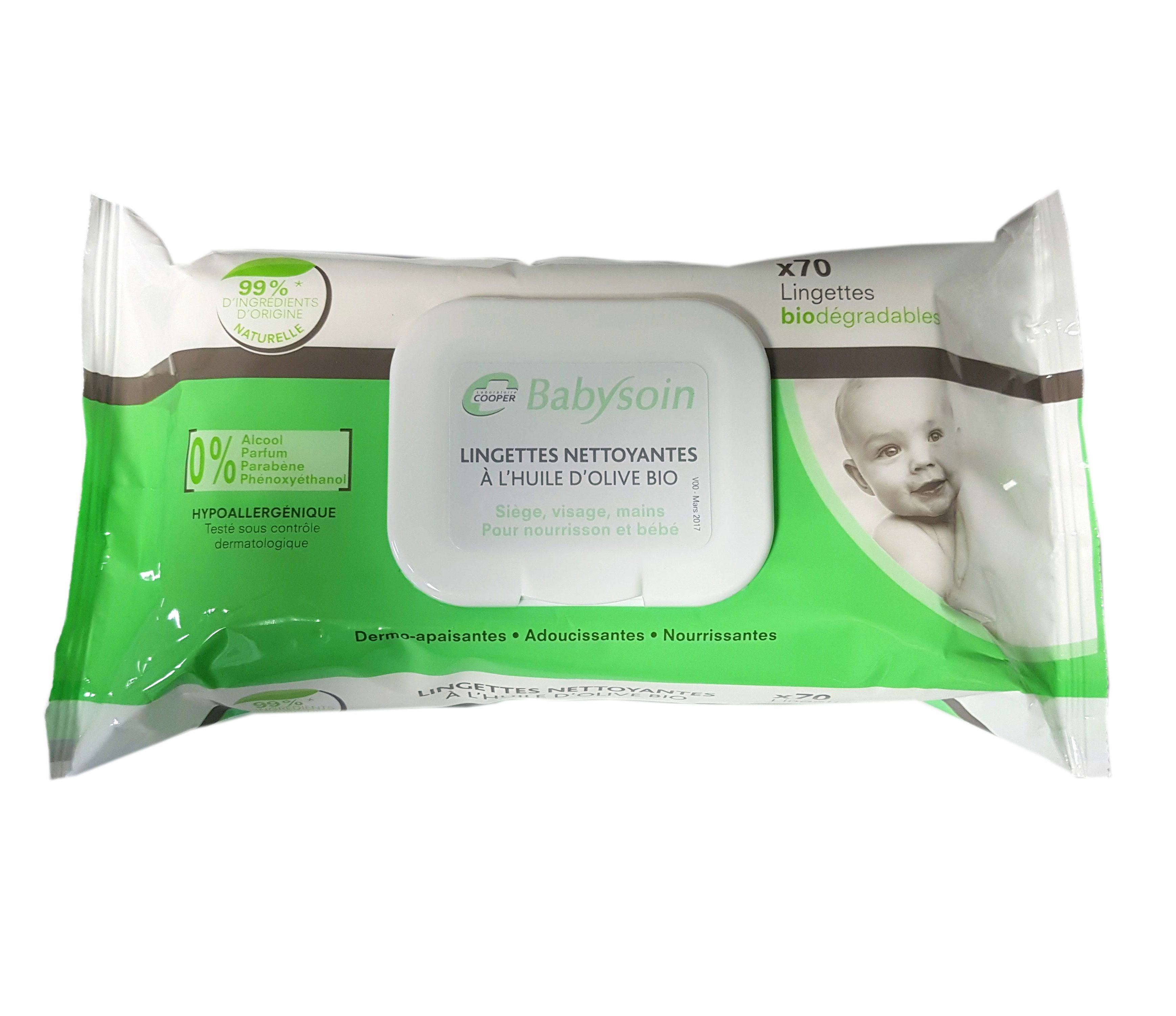 Lingettes Nettoyantes A L Huile D Olive Bio Cooper Comparateur Avis Prix