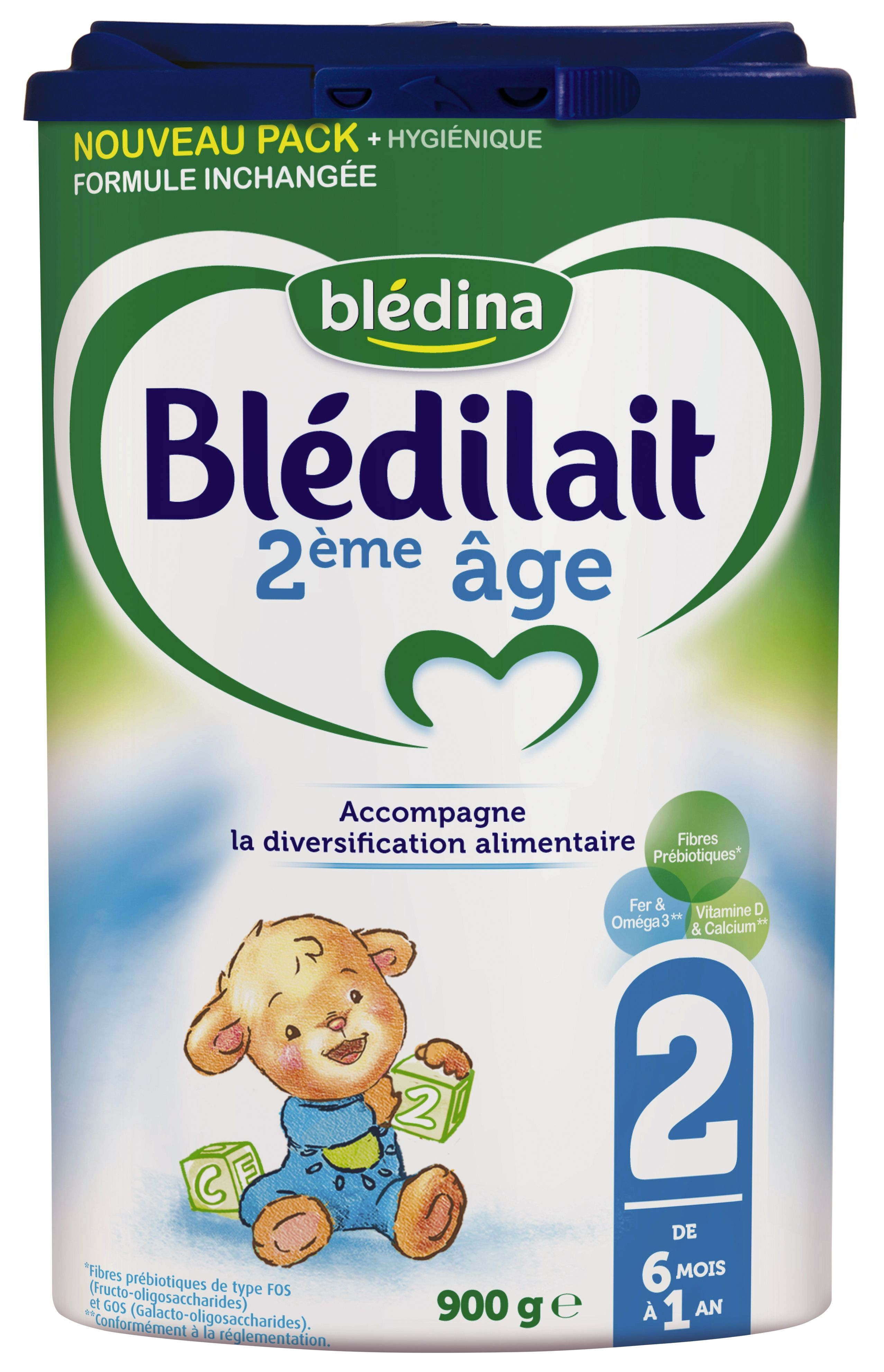 Lait Bledilait 2eme Age 900g Bledina Avis Page 4