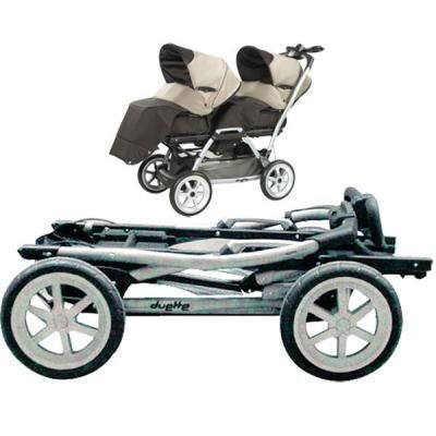 poussette double peg perego duette avec volant