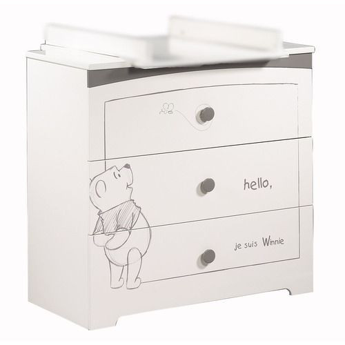 Commode 3 Tiroirs Adorable Pooh Sauthon Avis Et Comparateur De Prix