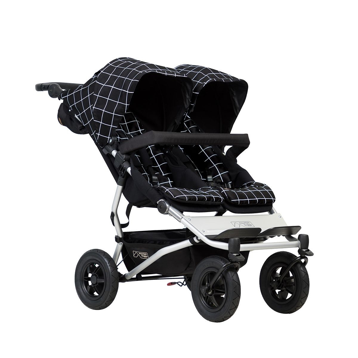 poussette double avec nacelle et cosy