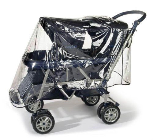 protection pluie pour poussette double