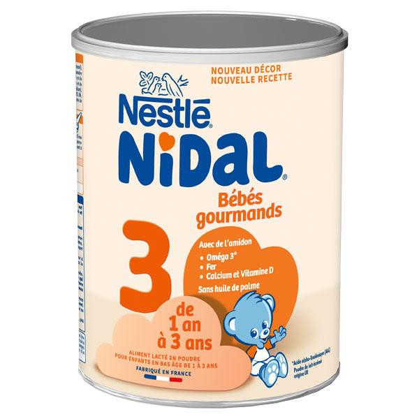 Lait 3ème âge Bébés Gourmands 800g NIDAL Comparateur, Avis, Prix