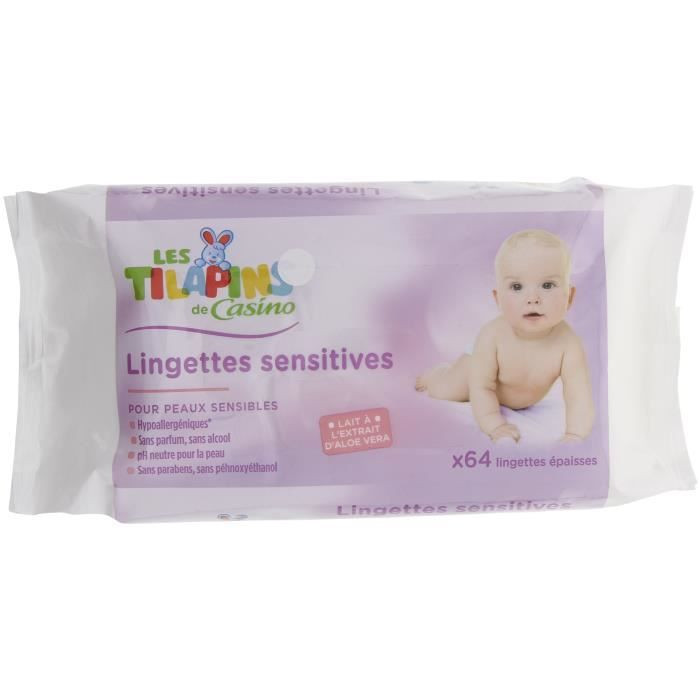TILAPINS Lingettes B/éb/é Biologique