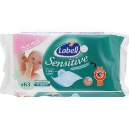 Lingettes Sensitive X63 Labell Comparateur Avis Prix