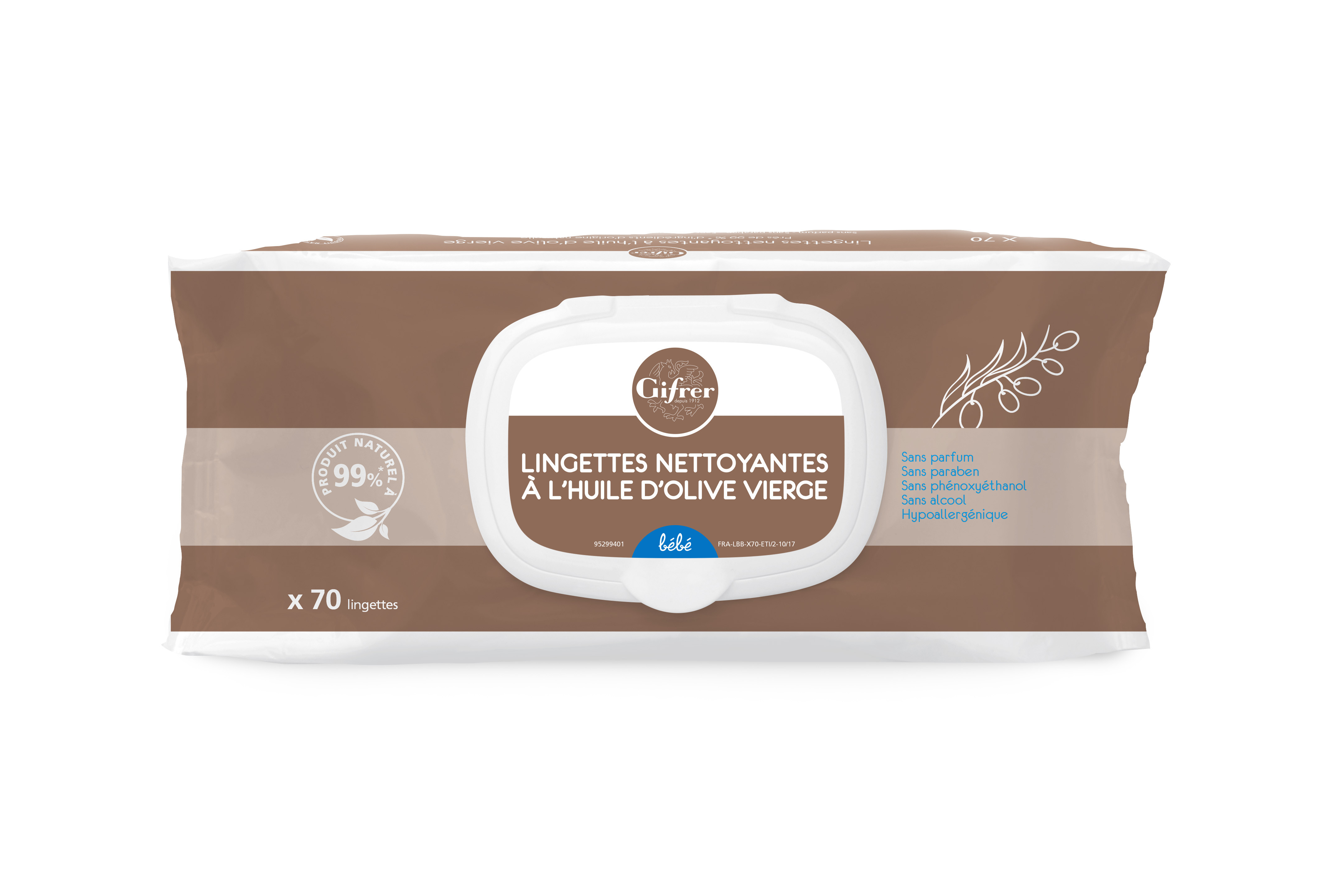Lingettes Nettoyantes A L Huile D Olive Gifrer Comparateur Avis Prix